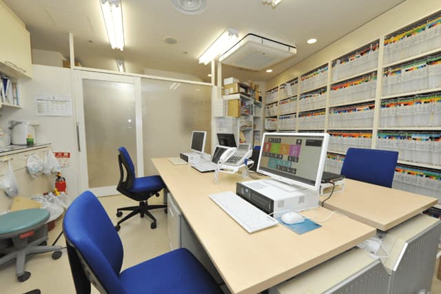 大阪デンタルクリニック内 訪問診療専用事務室